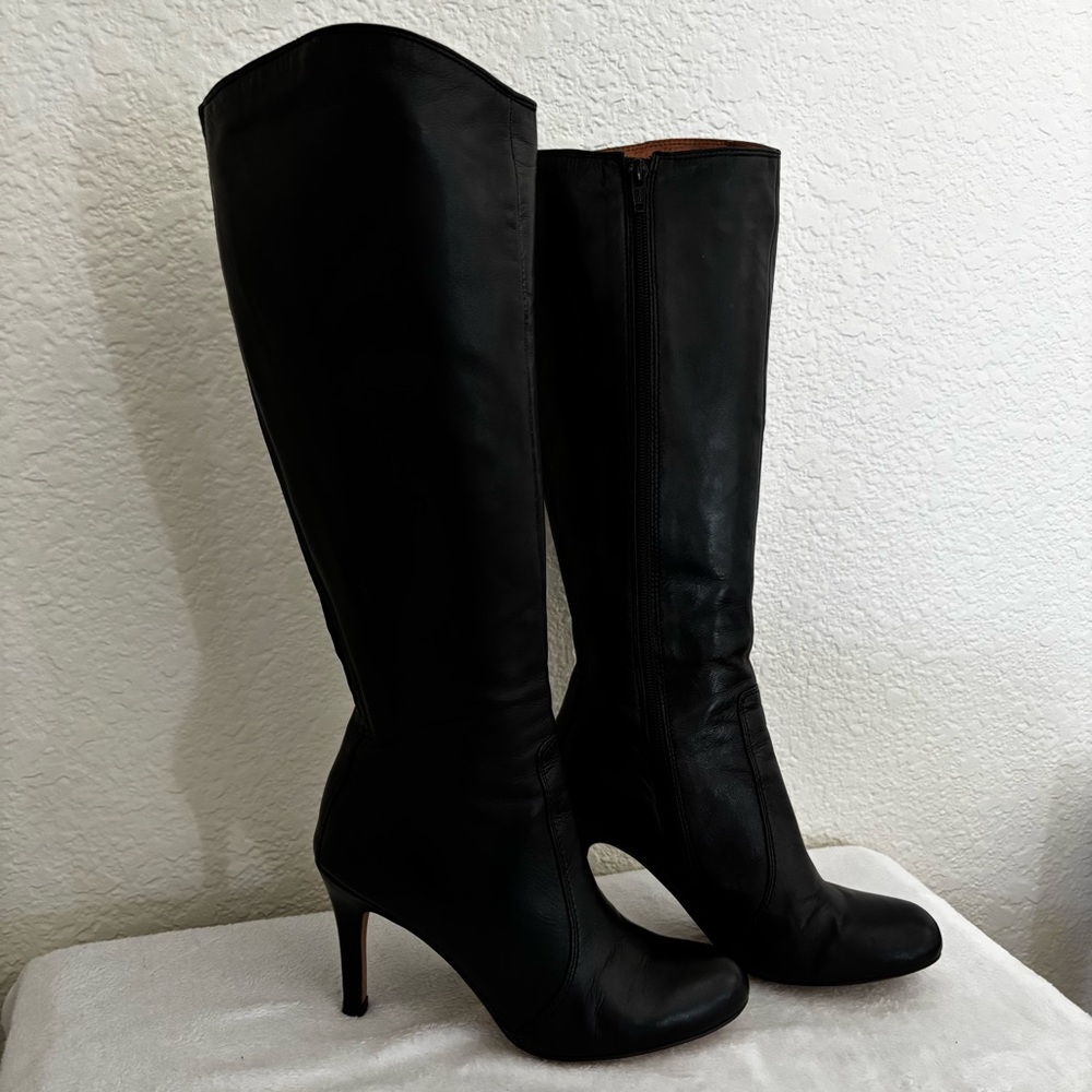 Corso Como Black Heeled Boots